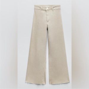 Zara Marine Straight Jeans in Stone